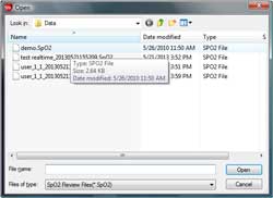 Spo2 manager save location - benchpase